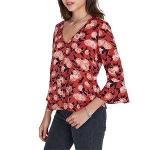 Obey caffe blouse xs